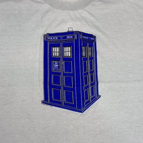 【USED】80's LONDON POLICE BOX T-SHIRT