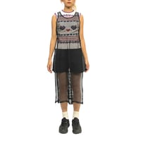 【USED】00'S Papaya MESH TANK DRESS