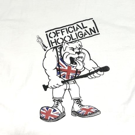 【USED】80'S-90'S PSG BOULOGNE BOYS OFFICIAL HOOLIGAN T-SHIRT