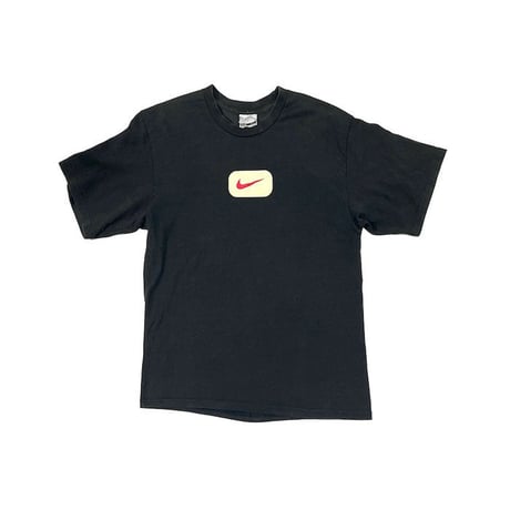 【USED】00'S NIKE ROUNDED RECTANGLE LOGO T-SHIRT