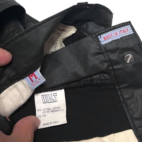 【USED】90's W.&L.T. PVC COATED PAINTER PANTS