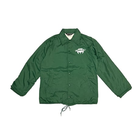 【USED】80's-90's ZORLAC SKATEBOARDS Coach Jacket Green Made in USA