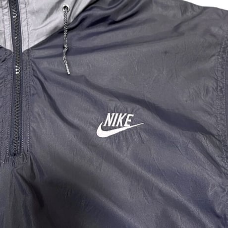 【USED】80'S NIKE HALF-ZIP PULLOVER NYLON JACKET