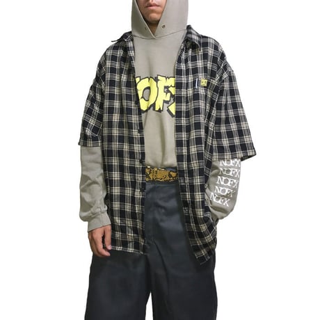 【USED】90'S DCSHOECOUSA OVERSIZED CHECK SHIRT