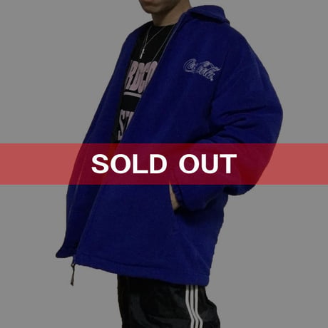 【USED】90'S COCA COLA FLEECE JACKET