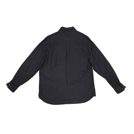 【USED】80's-90's GIORGIO ARMANI Jacquard Rayon Cotton Shirt