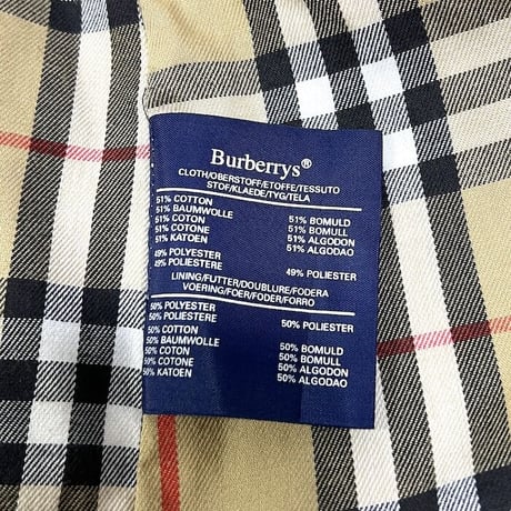 【USED】80'S-90'S BURBERRYS BALMACAAN COAT MADE IN ENGLAND