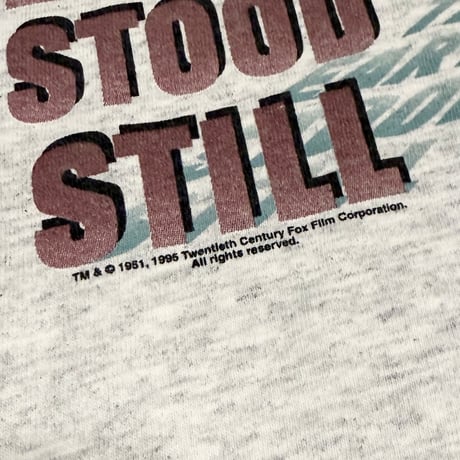 【USED】90's The Day the Earth Stood Still T-SHIRT