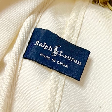 【USED】90's Ralph Lanuren POLO BEAR CANVAS BACKPACK