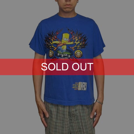 【USED】00's THE SIMPSONS bartsk8 YOUTH T-SHIRT