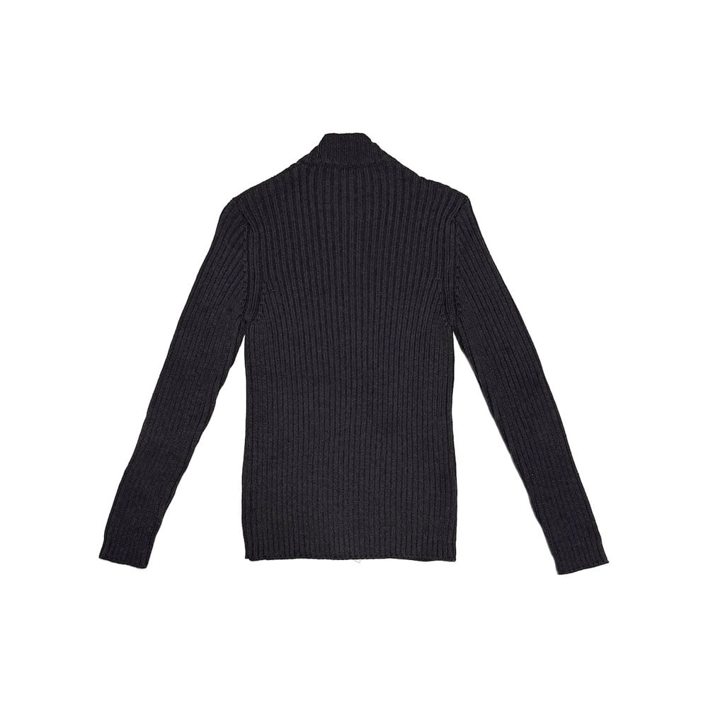 ※専用PRADAドライバーズニット ウール100% size 48 Black USED】00's PRADA Ribbed Wool Drivers Knit Zip-U