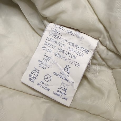 【USED】00's UMBRO Padded Track Jacket Off-White