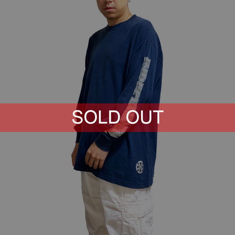【USED】90'S-00'S INDEPENDENT TRUCK COMPANY NHS TAG L/S T-SHIRT