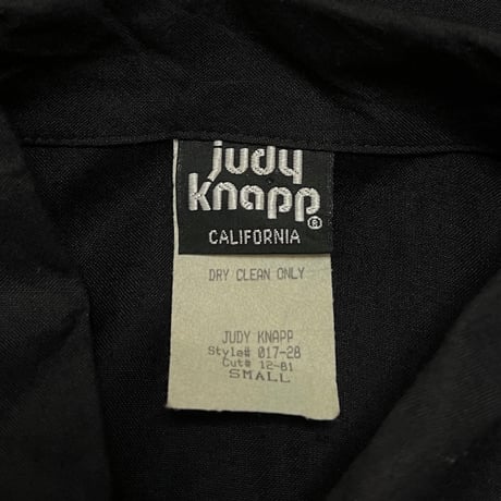 【USED】80's-90's judy knapp S/S SHEER SHIRT