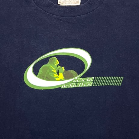 【USED】90's LIQUIDSKY N.Y.C. GENETIC REVOLUTION T-SHIRT