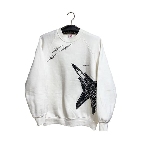 【USED】80'S F-14 TOMCAT SWEATSHIRT