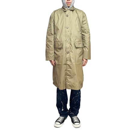 【USED】00's ARMANI JEANS NYLON LONG COAT