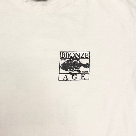 【USED】2010's BRONZE AGE “VENICE / Welcome To The Hoo” Graphic T-Shirt White