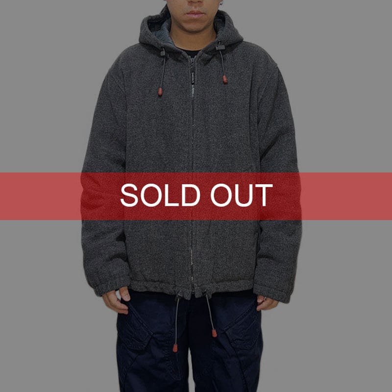 USED】90'S-00'S ARMANI JEANS FLEECE WOOL HOODED