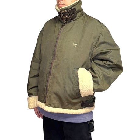 【USED】90'S BAD BOY × SCHOTT B-3 JACKET KHAKI