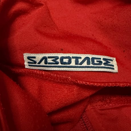 【USED】90's-00's SABOTAGE "Techno Football Tape" Track Top