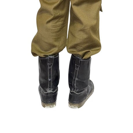 【USED】80's STONE ISLAND MARINA LEATHER PECOS BOOTS