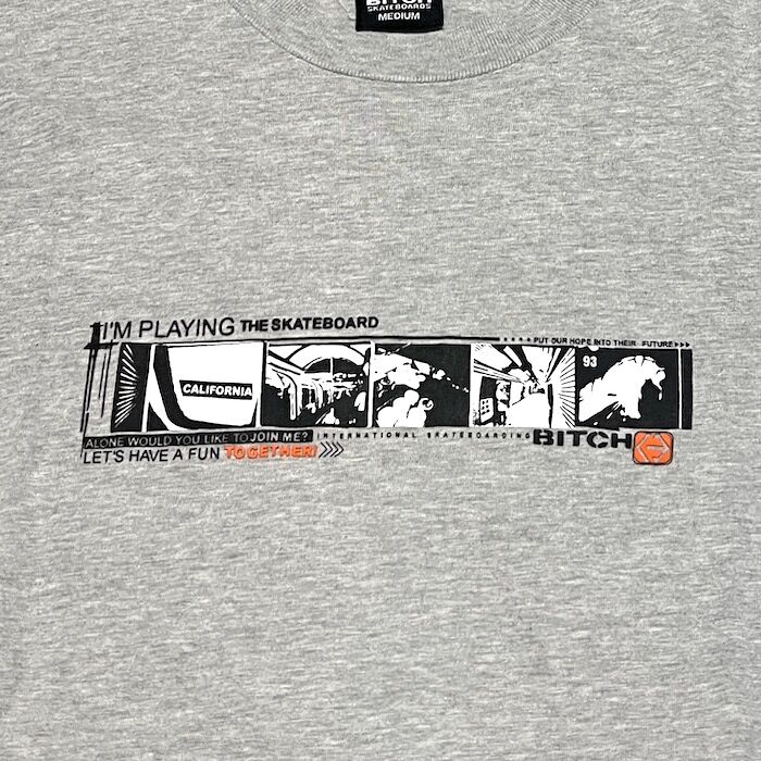 USED】00'S BITCH SKATE BOARDS GRAPHIC T-SHIRT |