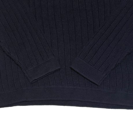 【USED】00's Eddie Bauer Legend Field Sweater NAVY