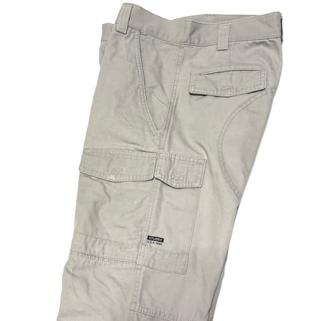 【USED】90's-00's STUSSY DUCK CARGO PANTS LIGHT GRAY