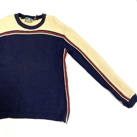 【USED】80'S-90'S BURTON LINE KNIT SWEATER