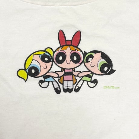 【USED】90's The Powerpuff Girls T-Shirt Changes Body