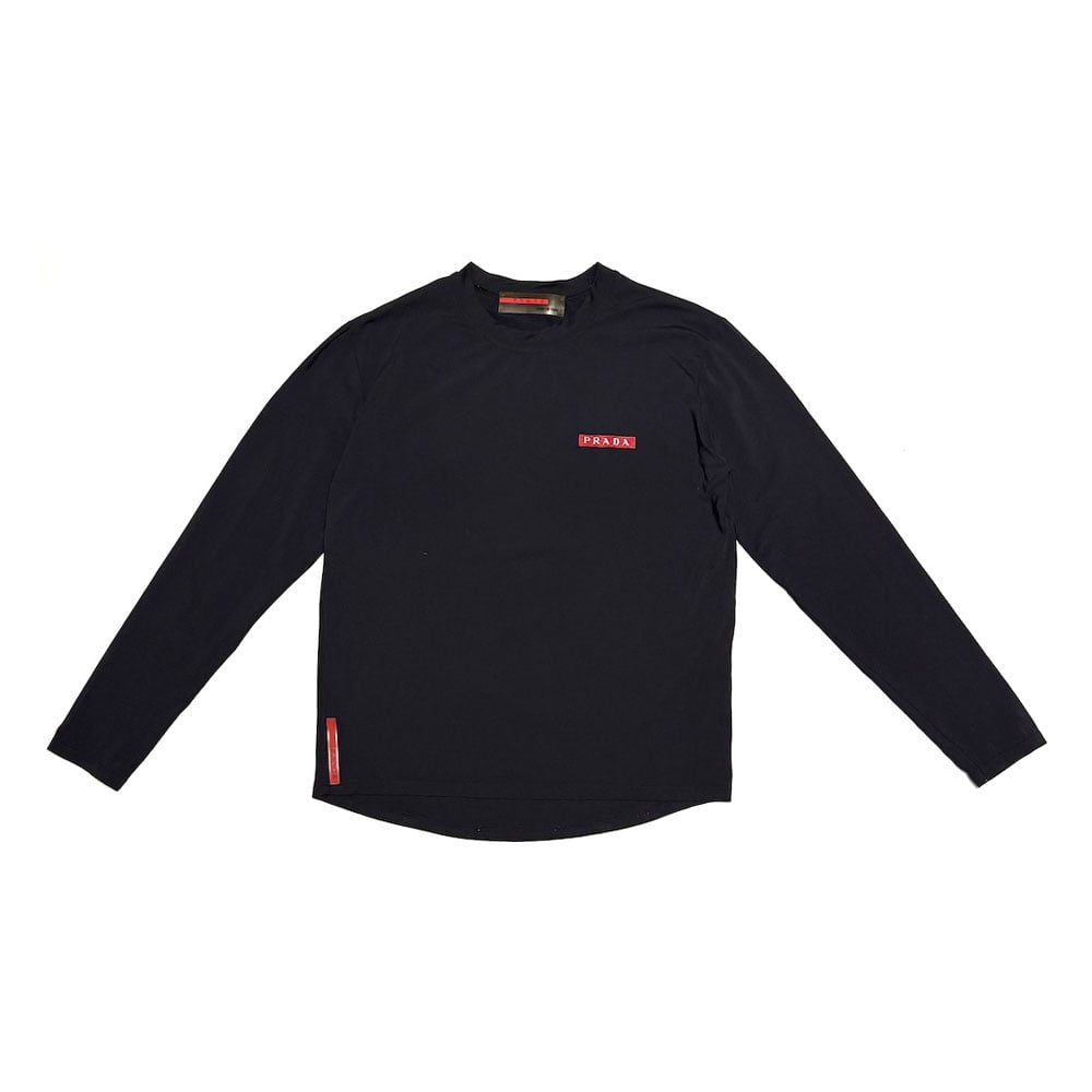 トップス 1990s PRADA sports Long sleeve t-shirt M USED】90's-00's PRADA SPORT L/S T-shirt w/ Rea
