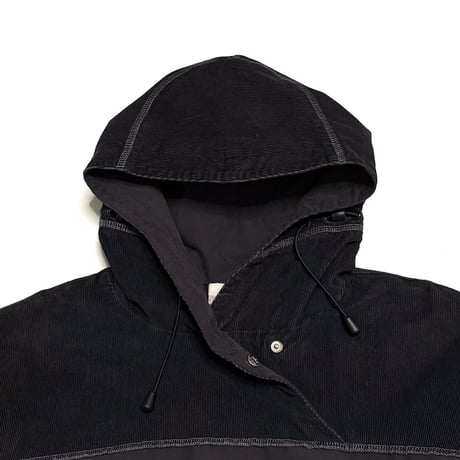 【USED】00's EURO NIKE "Uptempo" Corduroy Panel Technical Hooded Jacket