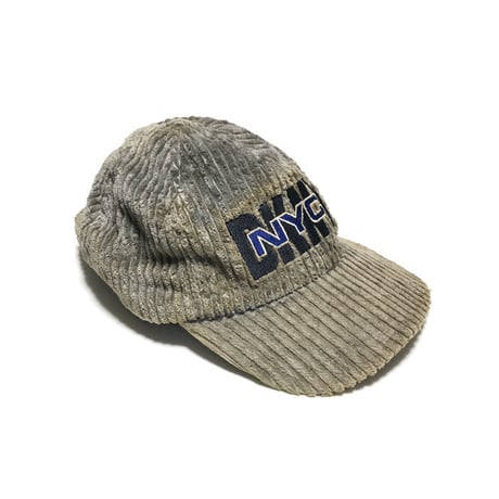 【USED】90'S  DKNY WIDE WALE CORDUROY CAP