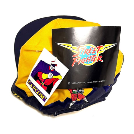 【DEAD STOCK】1996 VEGA × Street Fighter II “M. Bison”① Snapback Cap Made for Italy