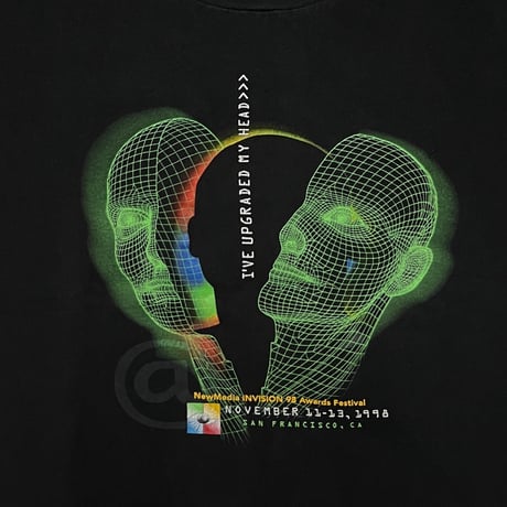 【USED】90's NewMedia INVISION 98 Awards Festival T-SHIRT