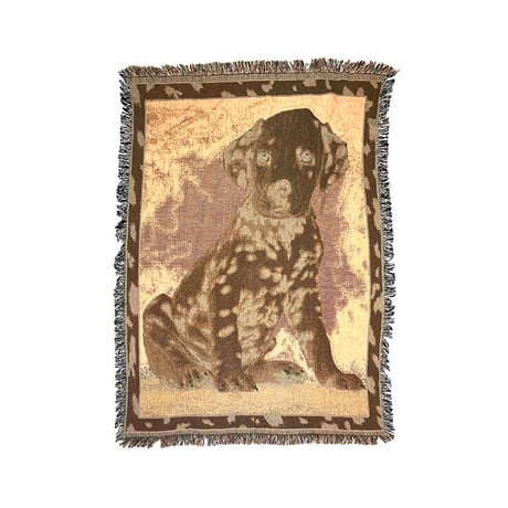 【USED】90's DISNEY 101 DALMATIANS WOVEN BLANKET