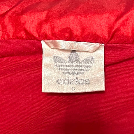 【USED】80'S adidas ZIGZAG LINE POLY JACKET RED
