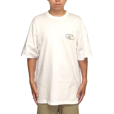 【USED】90's NIKE Swoosh Future Graphic T-shirt