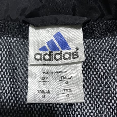 【USED】90'S ADIDAS SPORTS JACKET BLACK×GRAY