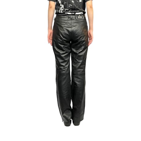 【USED】90's VERSACE JEANS COUTURE LEATHER PANTS