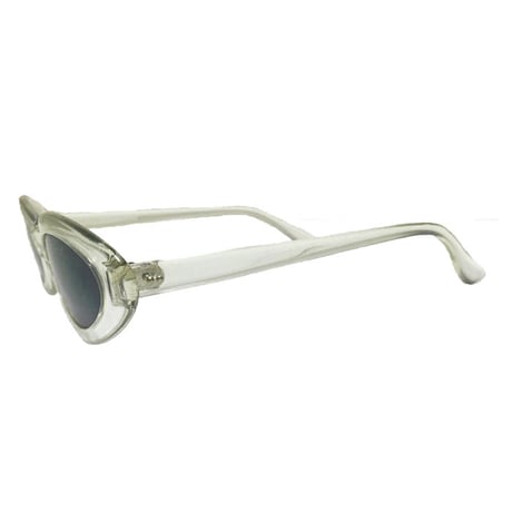 【DEADSTOCK】80'S CYBER-PUNK CLEAR GLASSES