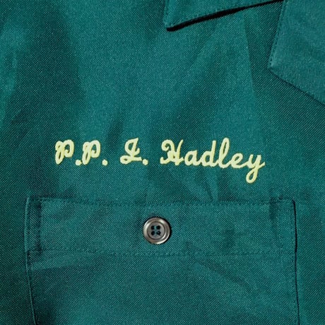 【USED】80'S SHRINE CLUB EMBROIDERY WORK SHIRT