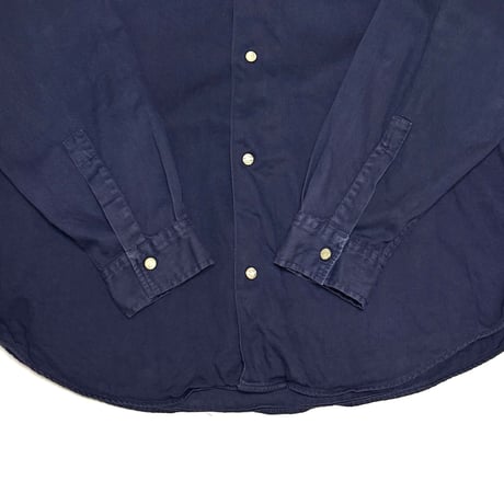 【USED】90's ARMANI JEANS Hooded Shirt Jacket