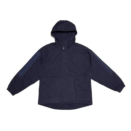 【USED】2010's adidas Tonal 3-Stripes Hooded Anorak Jacket