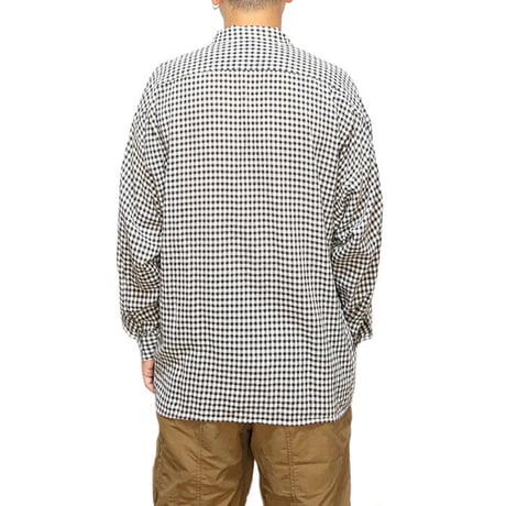 【USED】80'S-90'S VERSACE CHECKERED PULLOVER SHIRT
