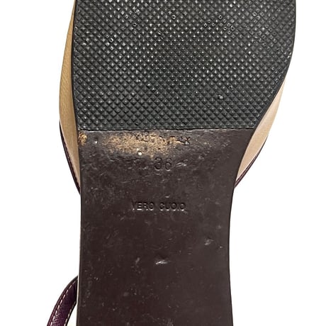 【USED】00's miu miu BALLET MULE SHOES