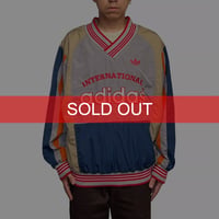 【USED】80's adidas Crazy Pattern V-Neck Pullover Jacket