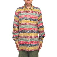 【USED】90's-00's MISSONI Italia Mediterranean Mosaic Pattern Shirt