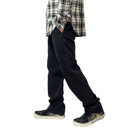 【USED】00'S DICKIES WORK PANTS BLACK